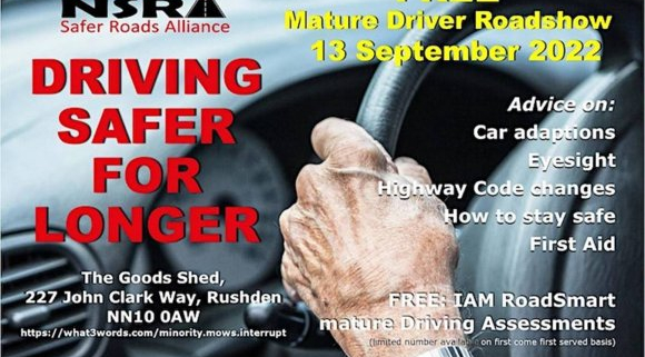 Mature Drivers Roadshow banner